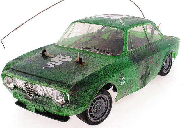 Auto RC elettrica Tamiya Alfa Romeo Giulia GT 1 10 4WD usato modellismo Il Blog del Modellismo