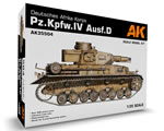 Deutsches Afrika Korps Pz.Kpfw.IV Ausf.D 1:35 ak-interactive AK35504