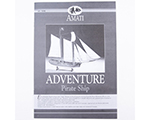 Piani di costruzione Adventure Nave Pirata 1760 amati AM1046