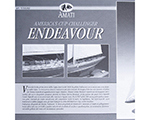 Piani di costruzione America's Cup Yacht 1934 Endeavour amati AM1200-10