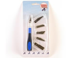 New Ergonomic Hobby Knife N.5 with 6 Blades artesanialatina AL27047