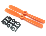 HQProp 3D 5x4.5 CW Orange (pack of 2) bizmodel HQP010605455