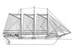 Set disegni e istruzioni Yacht d'Oro corel DM27