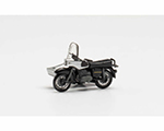 MZ 250 moto con sidecar, Silver/Nero 1:87 herpa HE053433-006