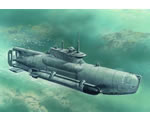 U-Boat Type XXVIIB Seehund (late) WWII German Midget Submarine 1:72 icm ICMS007