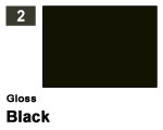 Vernice sintetica Gloss 002 Black (10 ml) mrhobby G002