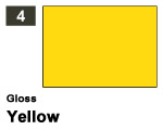 Vernice sintetica Gloss 004 Yellow (10 ml) mrhobby G004