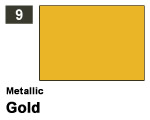 Vernice sintetica Metallic 009 Gold (10 ml) mrhobby G009