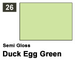 Vernice sintetica Semi Gloss 026 Duck Egg Green (10 ml) mrhobby G026