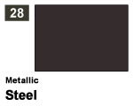 Vernice sintetica Metallic 028 Steel (10 ml) mrhobby G028