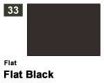 Vernice sintetica Flat 033 Flat Black (10 ml) mrhobby G033