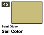 Vernice sintetica Semi Gloss 045 Sail Color (10 ml) mrhobby G045