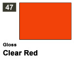 Vernice sintetica Gloss 047 Clear Red (10 ml) mrhobby G047