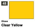 Vernice sintetica Gloss 048 Clear Yellow (10 ml) mrhobby G048