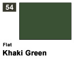 Vernice sintetica Flat 054 Khaki Green (10 ml) mrhobby G054
