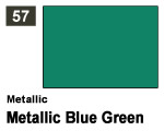 Vernice sintetica Metallic 057 Metallic Blue Green (10 ml) mrhobby G057