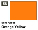Vernice sintetica Semi Gloss 058 Orange Yellow (10 ml) mrhobby G058