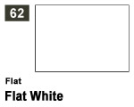 Vernice sintetica Flat 062 Flat White (10 ml) mrhobby G062