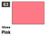 Vernice sintetica Gloss 063 Pink (10 ml) mrhobby G063