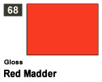Vernice sintetica Gloss 068 Red Madder (10 ml) mrhobby G068