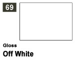 Vernice sintetica Gloss 069 Off White (10 ml) mrhobby G069