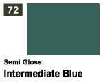 Vernice sintetica Semi Gloss 072 Intermediate Blue (10 ml) mrhobby G072
