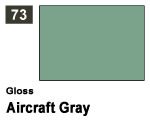 Vernice sintetica Gloss 073 Aircraft Gray (10 ml) mrhobby G073