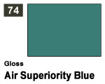 Vernice sintetica Gloss 074 Air Superiority Blue (10 ml) mrhobby G074
