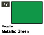 Vernice sintetica Metallic 077 Metallic Green (10 ml) mrhobby G077