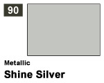 Vernice sintetica Metallic 090 Shine Silver (10 ml) mrhobby G090