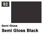 Vernice sintetica Semi Gloss 092 Semi Gloss Black (10 ml) mrhobby G092