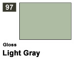 Vernice sintetica Gloss 097 Light Gray (10 ml) mrhobby G097