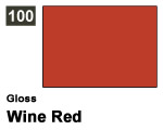 Vernice sintetica Gloss 100 Wine Red (10 ml) mrhobby G100
