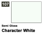 Vernice sintetica Semi Gloss 107 Character White (10 ml) mrhobby G107
