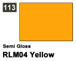 Vernice sintetica Semi Gloss 113 RLM04 Yellow (10 ml) mrhobby G113