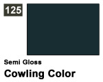 Vernice sintetica Semi Gloss 125 Cowling Color (10 ml) mrhobby G125
