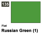 Vernice sintetica Flat 135 Russian Green (1) (10 ml) mrhobby G135
