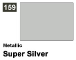 Vernice sintetica Metallic 159 Super Silver (10 ml) mrhobby G159
