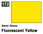 Vernice sintetica Semi Gloss 172 Fluorescent Yellow (10 ml) mrhobby G172