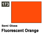 Vernice sintetica Semi Gloss 173 Fluorescent Orange (10 ml) mrhobby G173