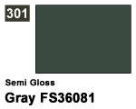 Vernice sintetica Semi Gloss 301 Gray FS36081 (10 ml) mrhobby G301
