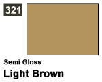 Vernice sintetica Semi Gloss 321 Light Brown (10 ml) mrhobby G321