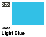 Vernice sintetica Gloss 323 Light Blue (10 ml) mrhobby G323