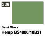 Vernice sintetica Semi Gloss 336 Hemp BS4800/18B21 (10 ml) mrhobby G336