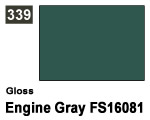Vernice sintetica Gloss 339 Engine Gray FS16081 (10 ml) mrhobby G339