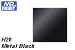 H28 Metal Black Metallic (10 ml) mrhobby H028