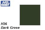 H36 Dark Green Gloss (10 ml) mrhobby H036