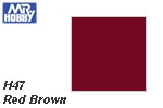 H47 Red Brown Gloss (10 ml) mrhobby H047