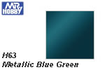 H63 Metallic Blue Green (10 ml) mrhobby H063