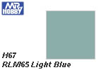 H67 RLM65 Light Blue Semi-Gloss (10 ml) mrhobby H067